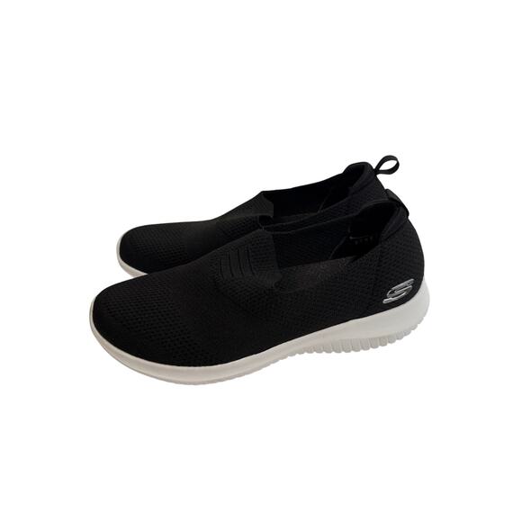 Sketchers Air-Cooled Memory Foam Slip On Sneakers Womens Size 8.5 Black - Picture 1 of 5
